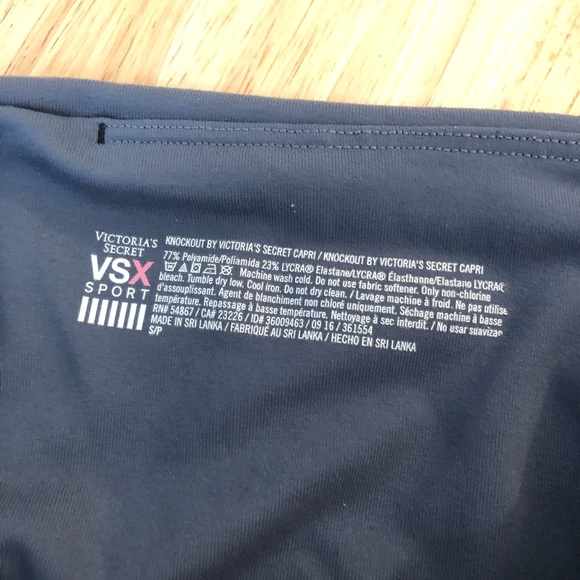 High Waist Victoria Secret grey cropped leggings - Picture 4 of 6